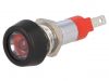 Индикаторна лампа LED, SMPD08014, 24~28VAC, червен, IP67