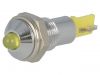 Indicator lamp LED, SMQD06104, 24~28VDC, yellow, IP40