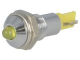 Индикаторна лампа LED, SMQD06104, 24~28VDC, жълт, IP40