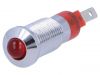 Indicator lamp LED, SMQD08014, 24~28VDC, red, IP40
