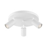 LED spotlight fixture for surface mounting, 3x35W, GU10, white, BH04-00880