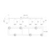 LED спот прожектор повърх, монтаж BH04-00861,6x35W,GU10,IP20,черен - 4