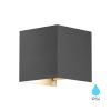 LED тяло за стена, BG38-03402, 1xG9, 220VAC, max.10W, IP54, тъмно сив - 1