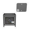 LED тяло за стена, BG38-03402, 1xG9, 220VAC, max.10W, IP54, тъмно сив - 2
