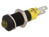 Indicator lamp LED, SMRD08114, 24~28VDC, yellow, IP40