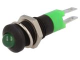 Индикаторна лампа LED, SMRD08212, 12~14VDC, зелен, IP40