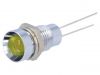 Indicator lamp LED, SMZS081, 2.1VDC, yellow, IP40