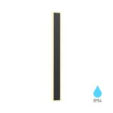 LED фасадна лампа, 18W, 3000К, IP54, черна, BG38-03501, BRAYTRON