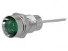 Индикаторна лампа LED, SMZS082, 2.1VDC, зелен, IP40
