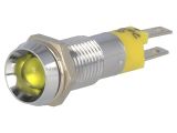 Индикаторна лампа LED, SWBU08114, 24~28VAC, жълт, IP67