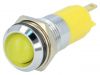 Indicator lamp LED, SWBU14122A, 12~14VAC, yellow, IP67
