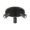 LED спот прожектор повърхн монтаж, BH04-00881, 3x35W, GU10, черна