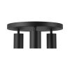 Spotlight fixture, BH04-00881, 3x35W, GU10, black - 2