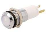 Indicator lamp LED, SWBU14622A, 12~14VAC, white, IP67