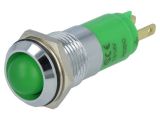 Indicator lamp LED, SWBU14722A, 12~14VAC, green, IP67