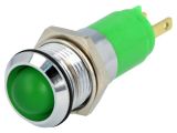 Индикаторна лампа LED, SWBU14724A, 24~28VAC, зелен, IP67