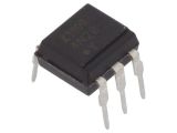 Optocoupler 4N28-LIT, transistor output, 1 channel, DIP6