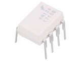 Optocoupler 6N136M, transistor output, 1 channel, DIP8