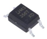 Optocoupler LTV-356T-D, transistor output, 1 channel, Mini-flat 4pin