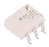 Optocoupler MOC8204SM, transistor output, 1 channel, Gull wing 6