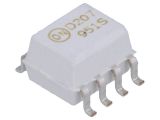 Optocoupler MOCD207M, transistor output, 2 channels, SO8