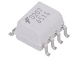 Optocoupler MOCD207R2M, transistor output, 2 channels, SO8
