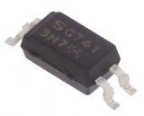 Optocoupler PC3H7J00001H, transistor output, 1 channel, Mini-flat 4pin