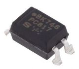 Optocoupler PC817X2NIP1B, transistor output, 1 channel, Gull wing 4