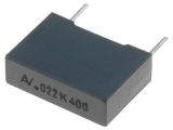 Capacitor,  polyester, ±10%, 400VDC / 200VAC, 22nF, THT, R60MF2220AA6AK