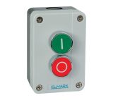 Double Push Button EL1-BP213, 230VAC, 6 A, 1NО+1NC