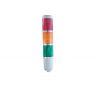 Сигнална колона със сирена, LTA205-3J 230V, 230 VAC, 11 W, червен/жълт/зелен цвят 
