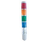 Сигнална колона, LTA205-5, 220 VAC, 14W, IP44, червен/жълт/зелен/син/бял цвят