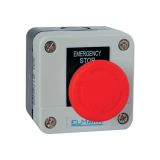 Emergency button EL1-B174, 1NC, IP44, 6А, 230VАС, red, Elmark