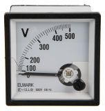 Аналогов волтметър SD72, 0-500V, AC, 72x72mm, Elmark