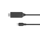 Преходен кабел, USB-C към HDMI/M, 2m, черен, KM1249, Kruger&Matz