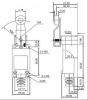 Limit Switch TZ-8104, SPDT-NO+NC, 5A/250VAC, roller arm - 2