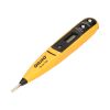 Mains tester, yellow, LCD display 145mm, 12-250V AC/DC, OR-AE-1320, Orno - 2