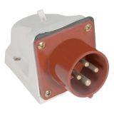 Industrial connector HT-524, 3P+E, 32A, 400V, IP44
