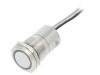 Button switch, capacitive, ON-OFF, 0.01A/12VDC, SPST, round