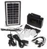 Solar lighting system GD-8006A, 9V, 3-7W - 1 - Vikiwat Solar lighting system GD-8006A, 9V, 3-7W - 1