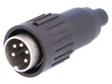 Connector, DIN, plug, installation on conductor 136210