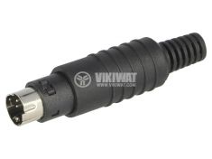 Connector MP-371-S4 DIN mini plug - VIKIWAT