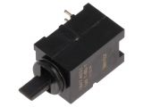 Toggle switch 1847.4031, 0.5A/60VAC, SP3T, (ON)-OFF-(ON)