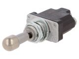 Toggle switch 1NT1-1A, 6A/230VAC, SP3T, ON-OFF-ON