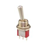 Toggle switch MTS-102-L1-R, 3A/250VAC, SPDT, ON-ON