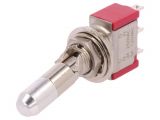 Toggle switch 7101K2ZQE, 2A/250VAC, SPDT, ON-ON