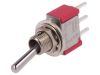 Toggle switch 7101SYCQE, 2A/250VAC, SPDT, ON-ON
