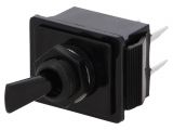 Toggle switch C1750HO, 16A/250VAC, DPST, OFF-ON