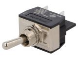 Toggle switch C3950BB, 16A/250VAC, DPST, OFF-ON