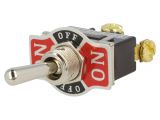 Toggle switch R13-29D-07-HPH, 10A/250VAC, SP3T, ON-OFF-ON